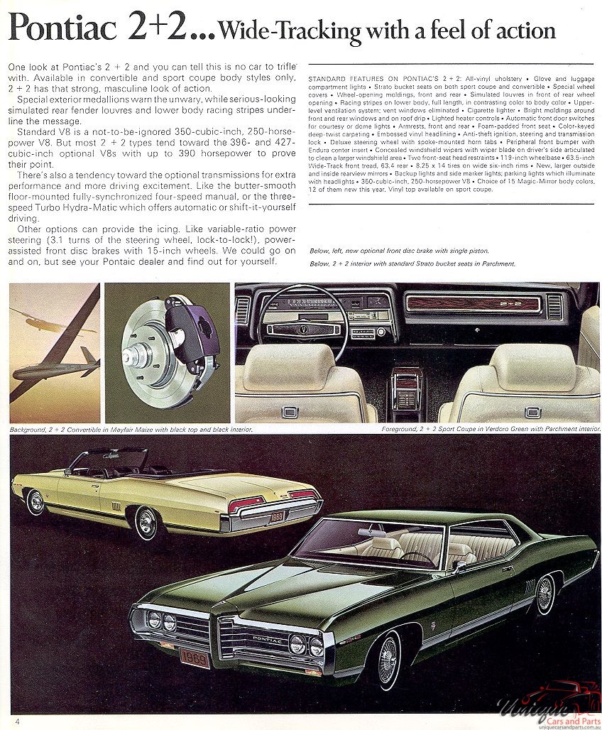 1969 Pontiac Canadian Brochure Page 1